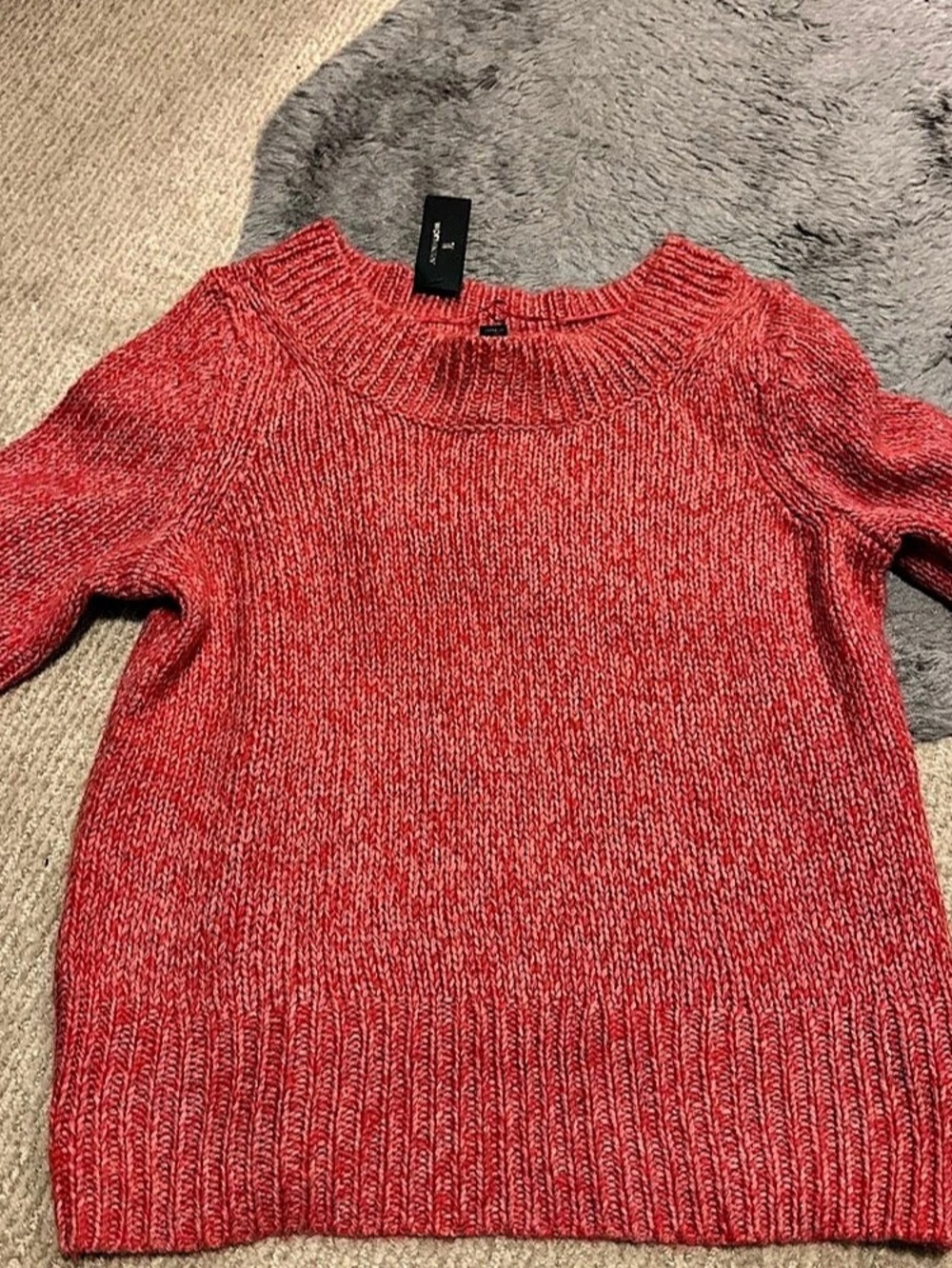 Vintage Worthington pink Knit Sweater Size Large NWT